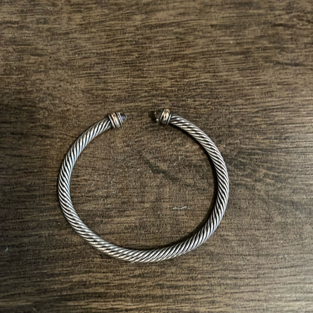 Silver David Yurman Bangle